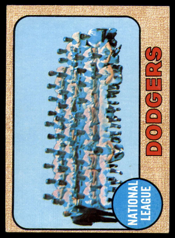 1968 Topps #168 Dodgers Team VG Los Angeles Dodgers 