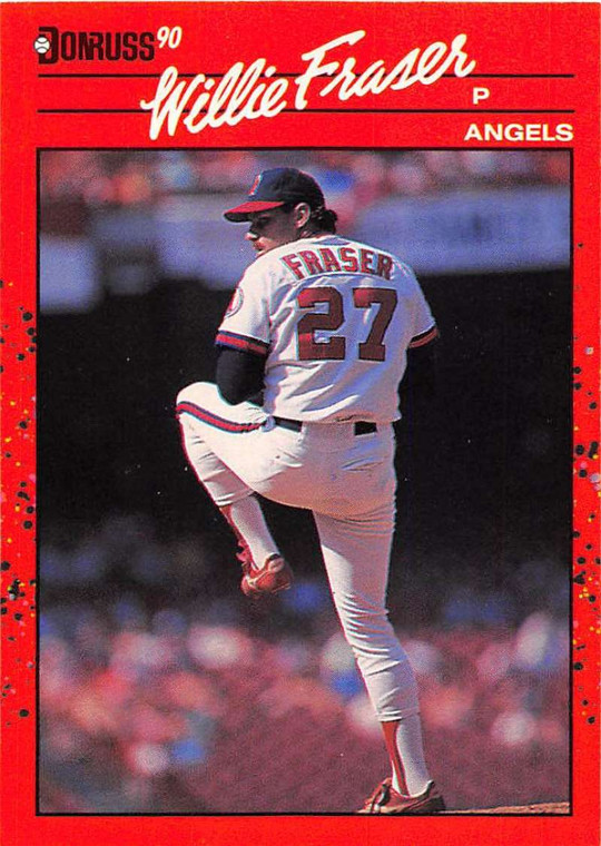 1990 Donruss #587 Willie Fraser DP NM-MT California Angels 