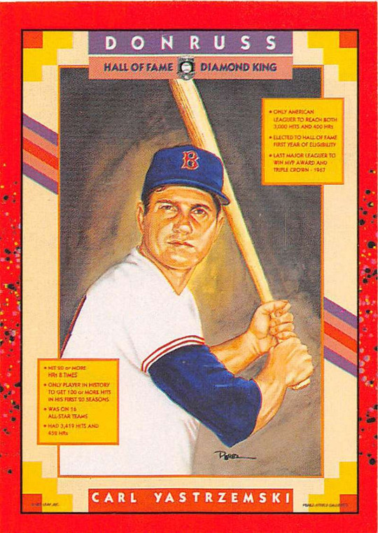1990 Donruss #588 Carl Yastrzemski NM-MT Boston Red Sox 