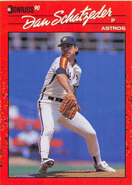 1990 Donruss #594 Dan Schatzeder NM-MT Houston Astros 