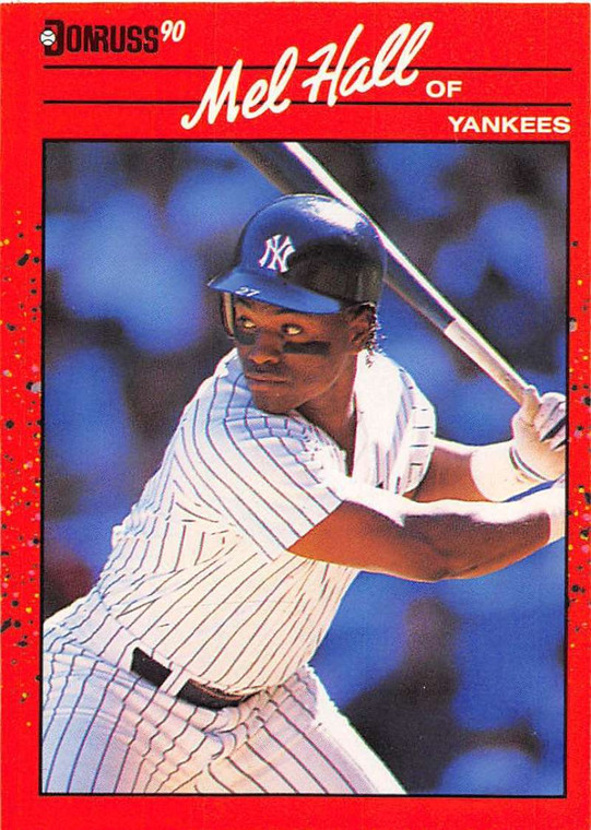 1990 Donruss #598 Mel Hall NM-MT New York Yankees 