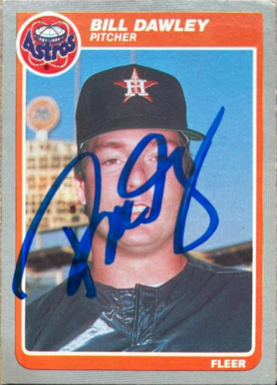 Bill Dawley Autographed 1985 Fleer #348