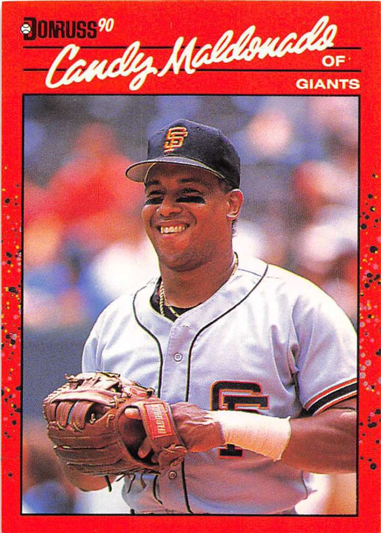 1990 Donruss #611 Candy Maldonado DP NM-MT San Francisco Giants 