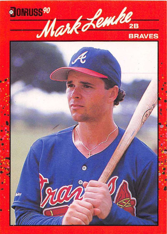 1990 Donruss #624 Mark Lemke DP NM-MT Atlanta Braves 