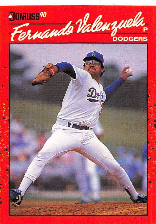 1990 Donruss #625 Fernando Valenzuela NM-MT Los Angeles Dodgers 