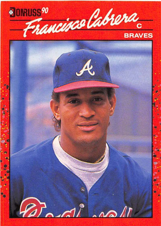 1990 Donruss #646 Francisco Cabrera NM-MT Atlanta Braves 