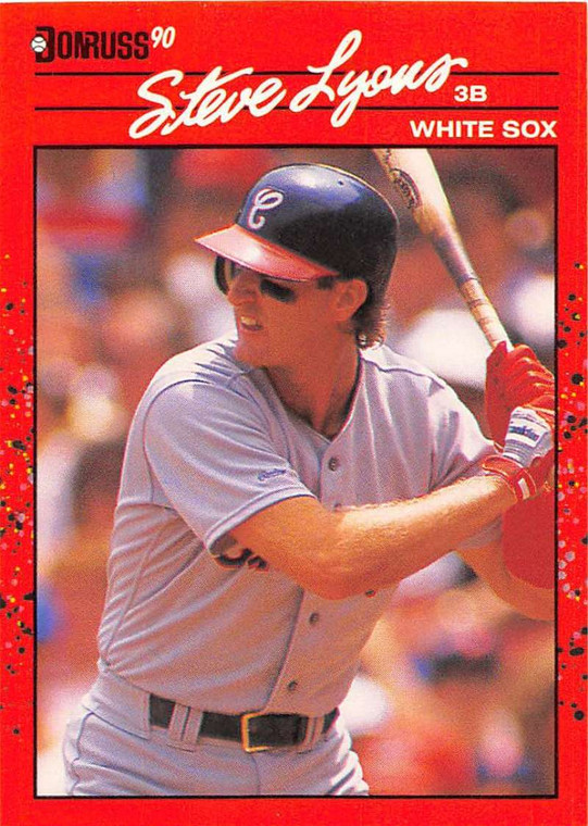 1990 Donruss #651 Steve Lyons NM-MT Chicago White Sox 