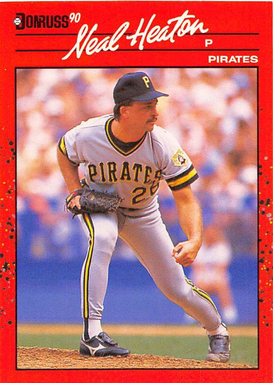 1990 Donruss #658 Neal Heaton NM-MT Pittsburgh Pirates 