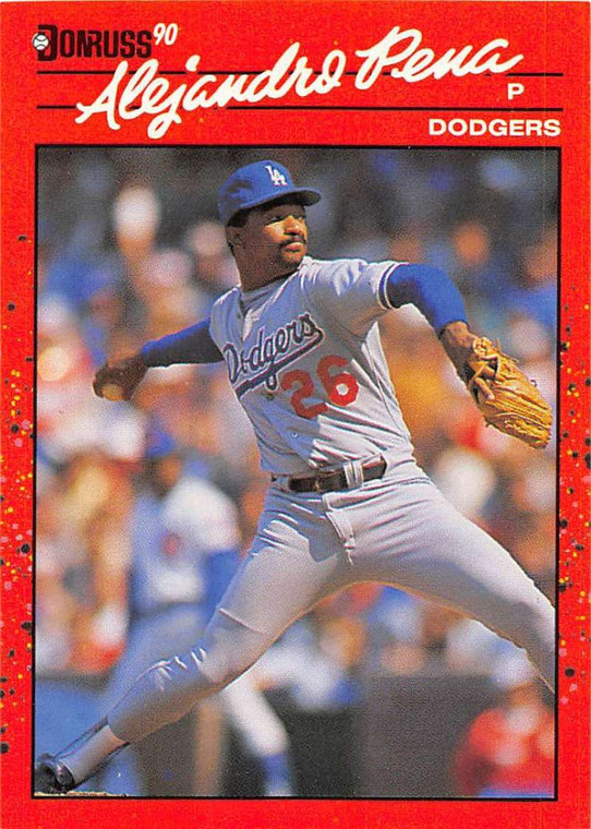 1990 Donruss #664 Alejandro Pena NM-MT Los Angeles Dodgers 