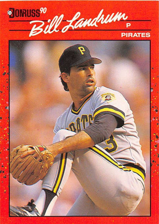 1990 Donruss #668 Bill Landrum NM-MT Pittsburgh Pirates 