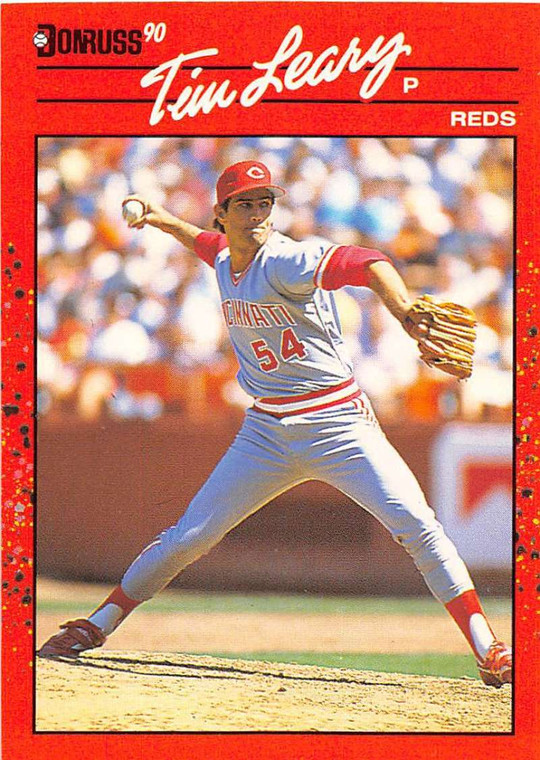 1990 Donruss #670 Tim Leary NM-MT Cincinnati Reds 