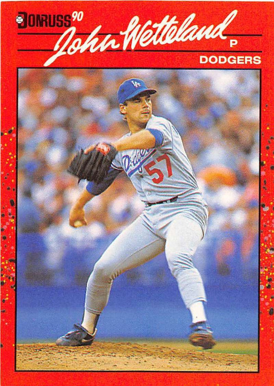 1990 Donruss #671 John Wetteland NM-MT Los Angeles Dodgers 