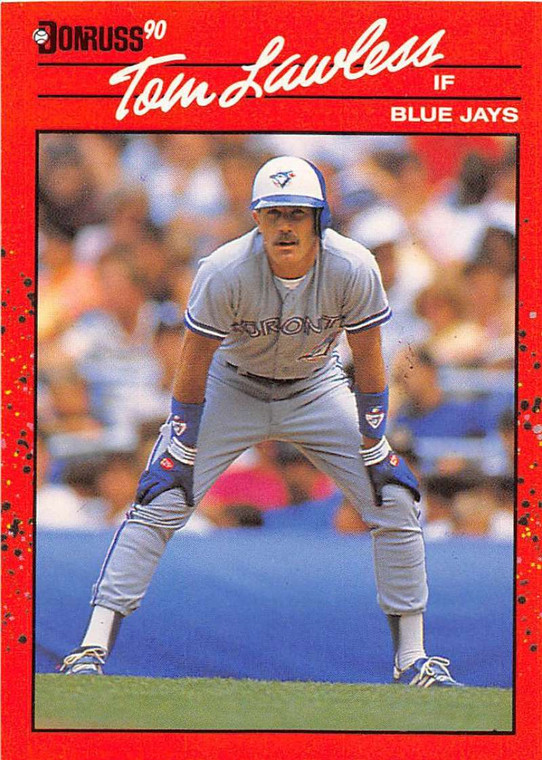 1990 Donruss #681 Tom Lawless NM-MT Toronto Blue Jays 