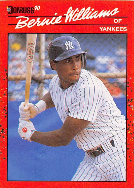 1990 Donruss #689 Bernie Williams NM-MT RC Rookie New York Yankees 