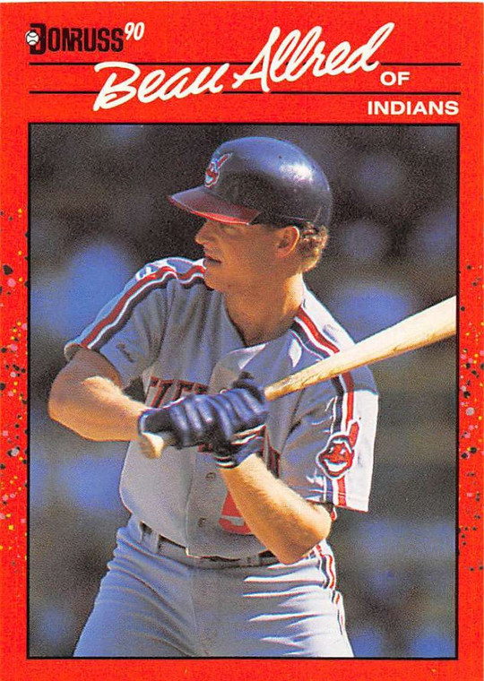 1990 Donruss #691 Beau Allred NM-MT RC Rookie Cleveland Indians 