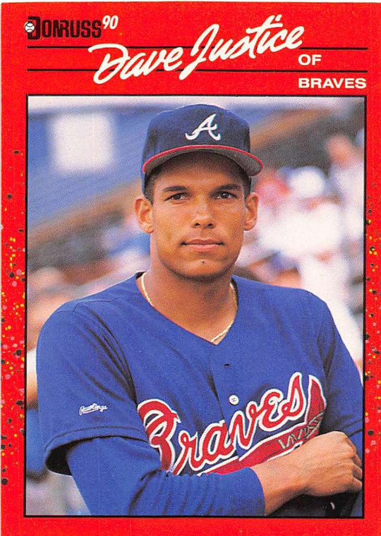 1990 Donruss #704 David Justice NM-MT RC Rookie Atlanta Braves 