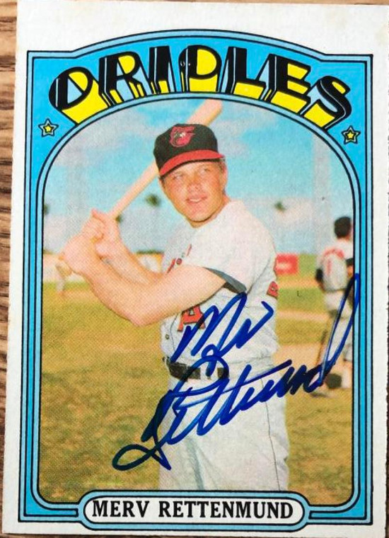 Merv Rettenmund Autographed 1972 Topps #235