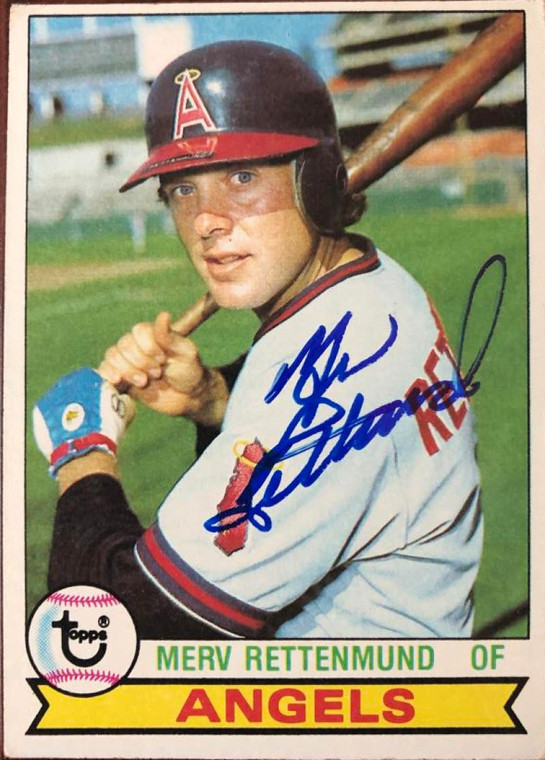 Merv Rettenmund Autographed 1979 Topps #48 California Angels Card