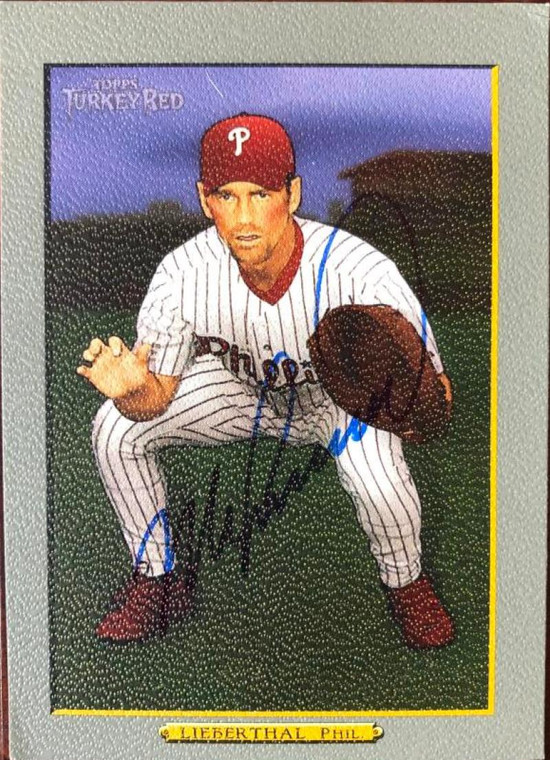Mike Lieberthal Autographed 2006 Topps Turkey Red #552