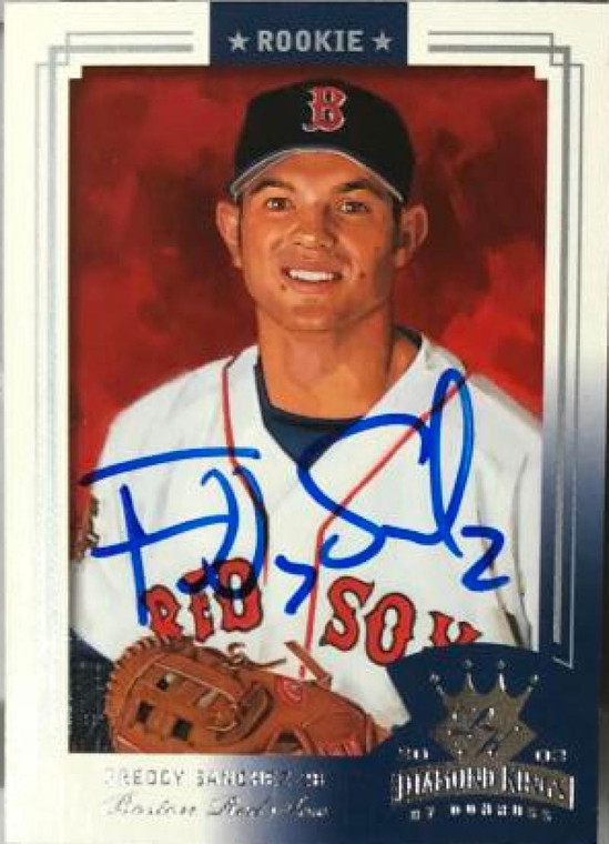 Freddy Sanchez Autographed 2003 Donruss Diamond Kings #154