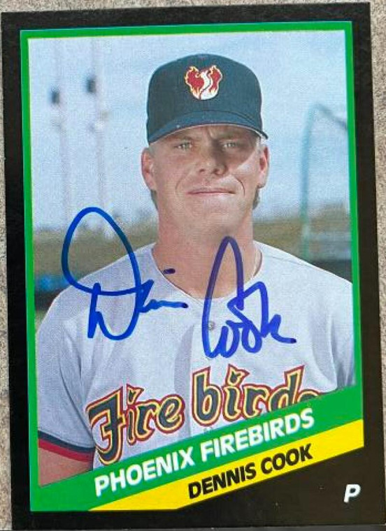 Dennis Cook Autographed 1988 CMC Phoenix Firebirds #3