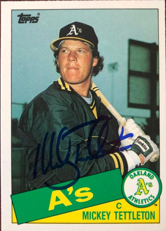 Mickey Tettleton Autographed 1985 Topps Traded #120T
