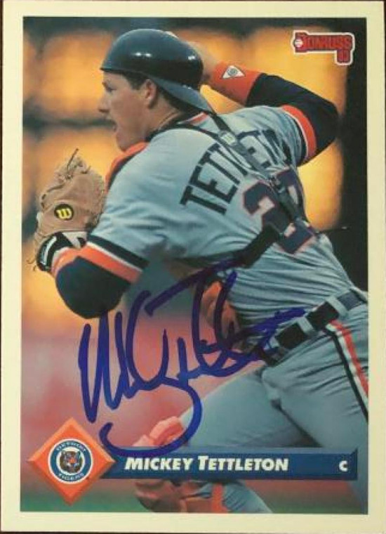 Mickey Tettleton Autographed 1993 Donruss #13