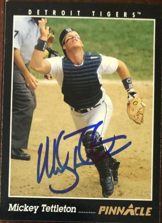 Mickey Tettleton Autographed 1993 Pinnacle #52