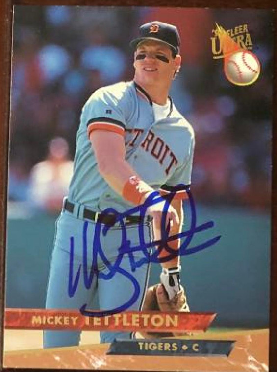 Mickey Tettleton Autographed 1993 Fleer Ultra #554