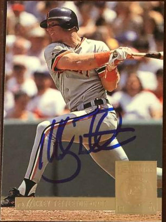 Mickey Tettleton Autographed 1994 Donruss Special Edition Gold #44