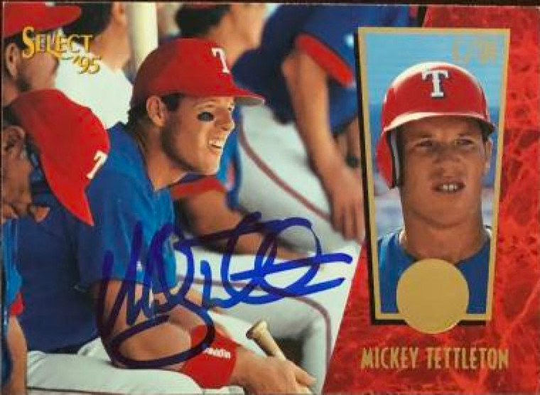 Mickey Tettleton Autographed 1995 Score Select #222