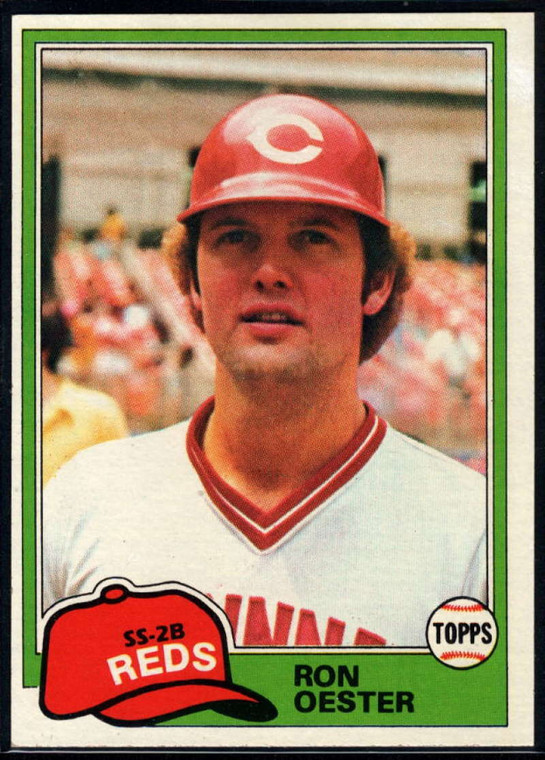 1981 Topps #21 Ron Oester VG Cincinnati Reds 