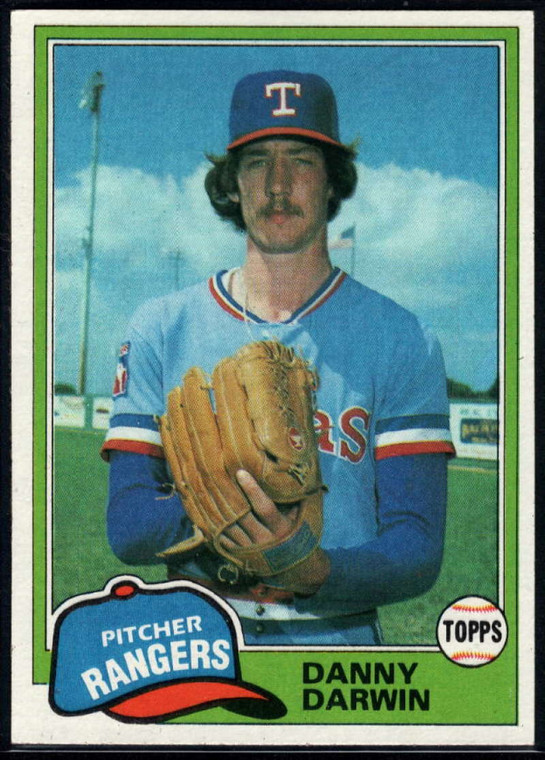 1981 Topps #22 Danny Darwin VG Texas Rangers 