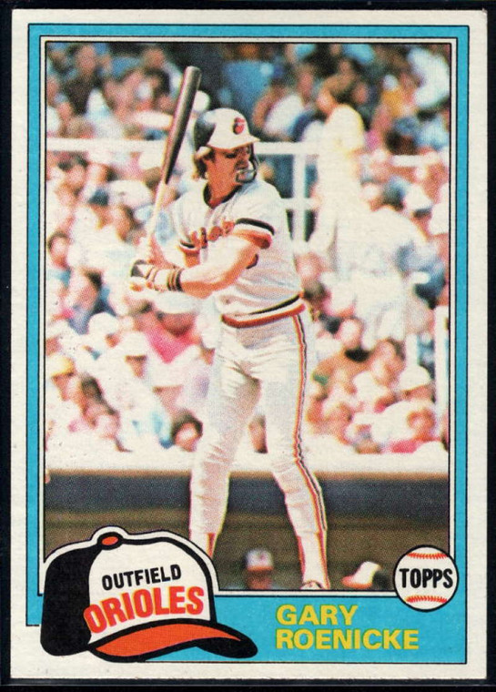 1981 Topps #37 Gary Roenicke VG Baltimore Orioles 