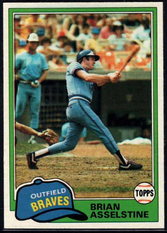 1981 Topps #64 Brian Asselstine VG Atlanta Braves 