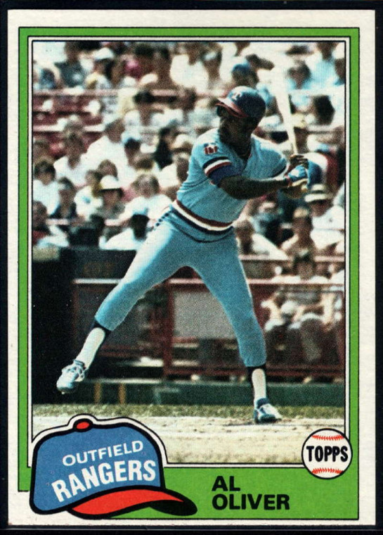 1981 Topps #70 Al Oliver DP VG Texas Rangers 