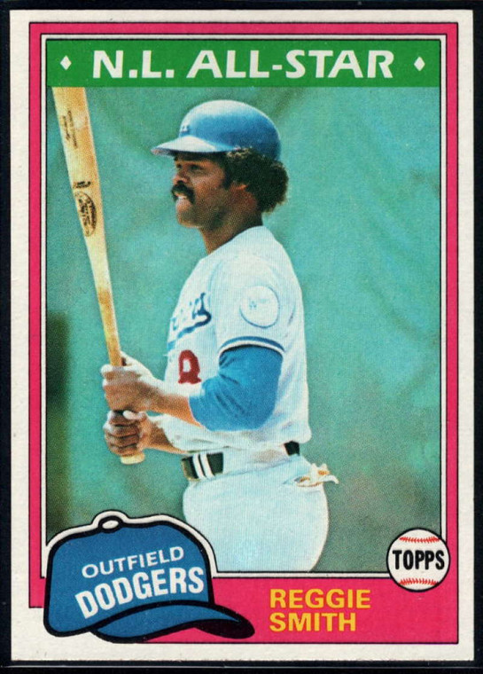 SOLD 15282 1981 Topps #75 Reggie Smith VG Los Angeles Dodgers 