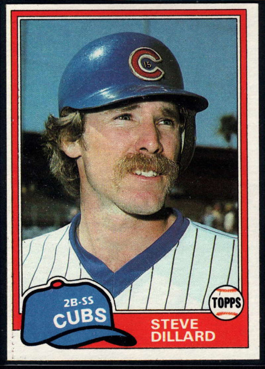 1981 Topps #78 Steve Dillard VG Chicago Cubs 