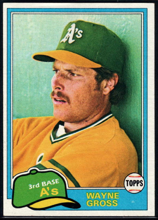 1981 Topps #86 Wayne Gross VG Oakland Athletics 