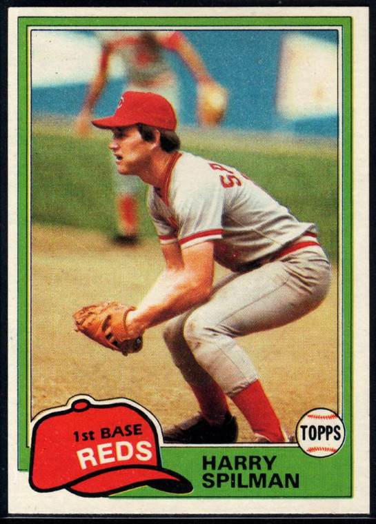1981 Topps #94 Harry Spilman DP VG Cincinnati Reds 