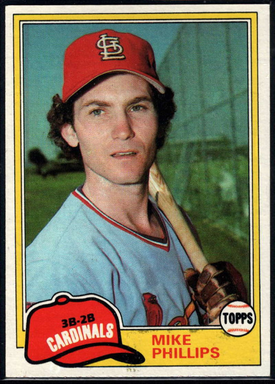 1981 Topps #113 Mike Phillips VG St. Louis Cardinals 