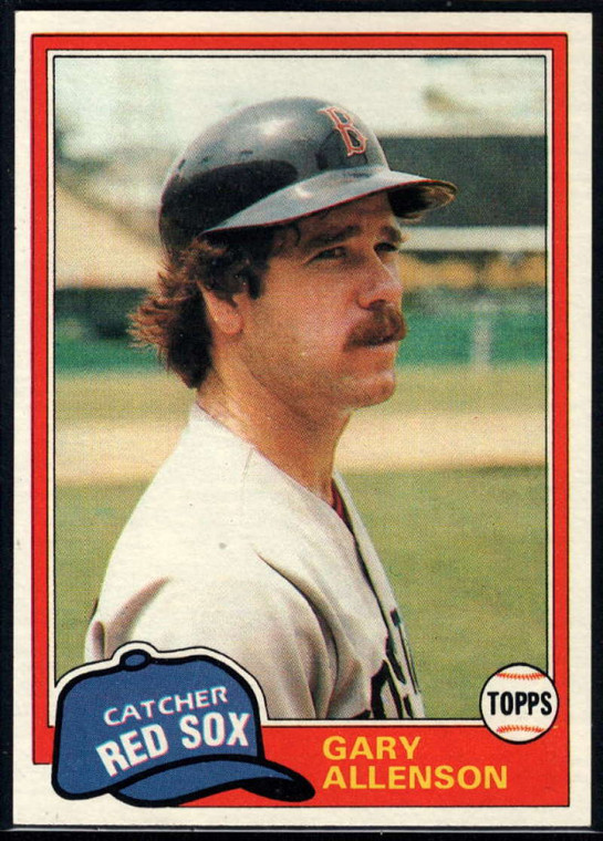 1981 Topps #128 Gary Allenson DP VG Boston Red Sox 