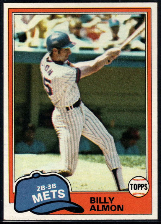1981 Topps #163 Bill Almon VG New York Mets 