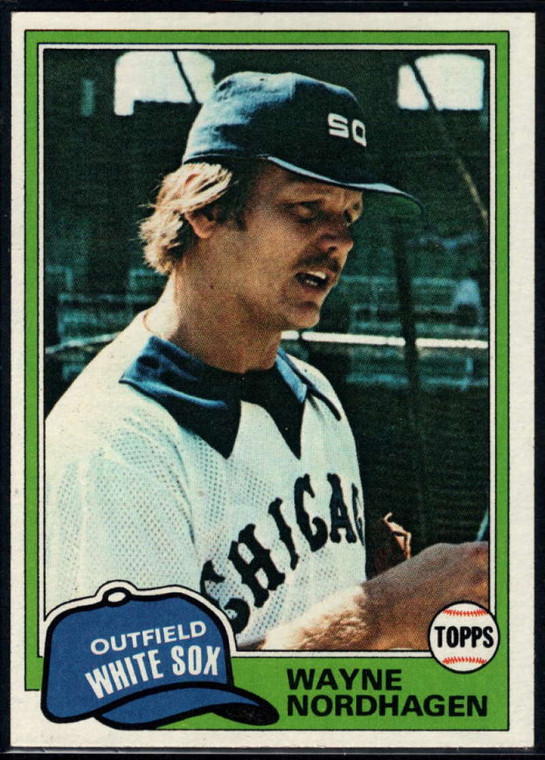 1981 Topps #186 Wayne Nordhagen VG Chicago White Sox 