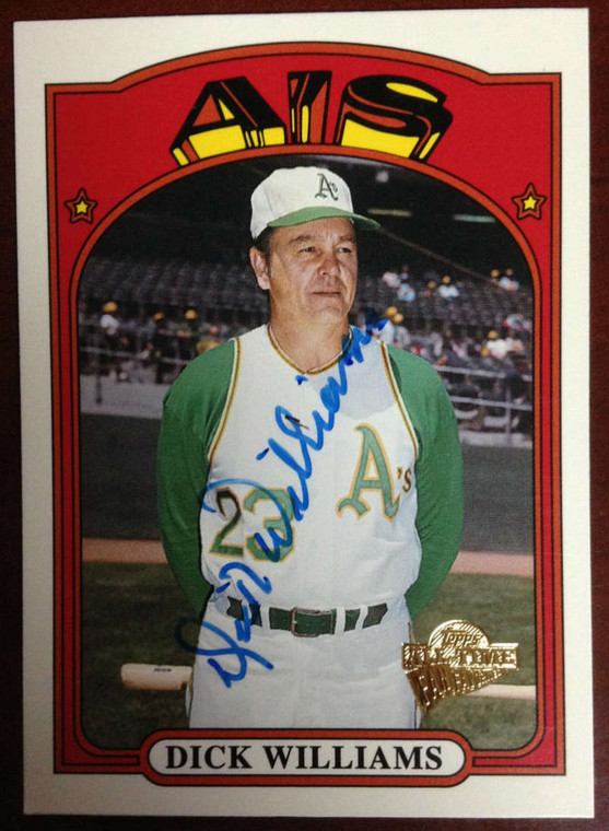 Dick Williams Autographed 2005 Topps Archives #10