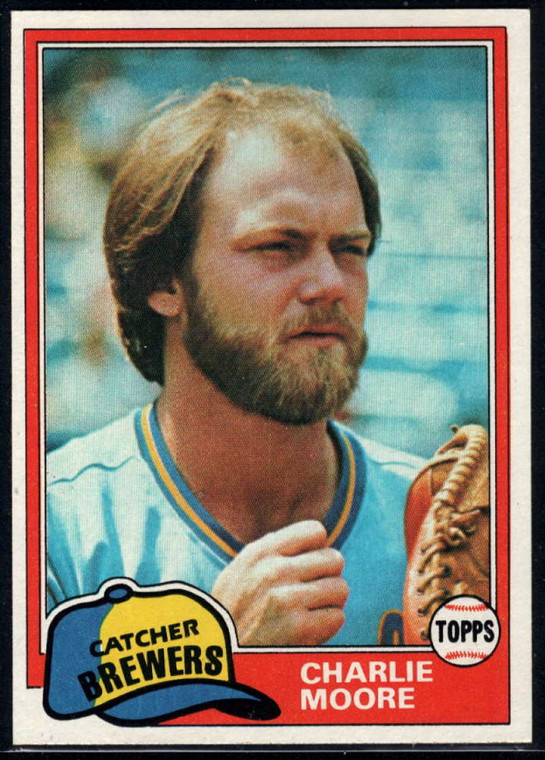 1981 Topps #237 Charlie Moore VG Milwaukee Brewers 
