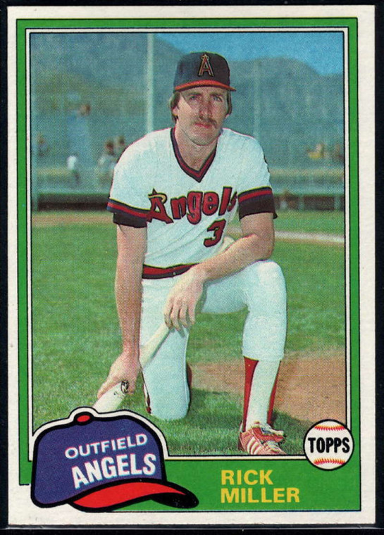 1981 Topps #239 Rick Miller DP VG California Angels 