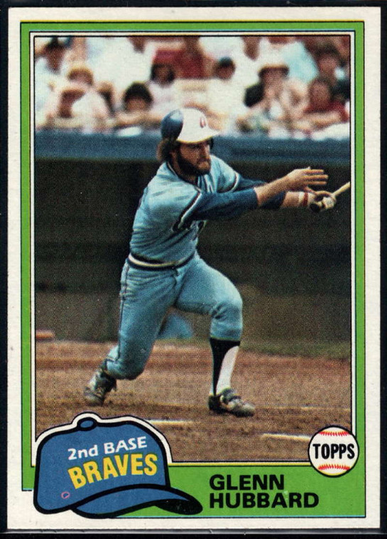 1981 Topps #247 Glenn Hubbard DP VG Atlanta Braves 
