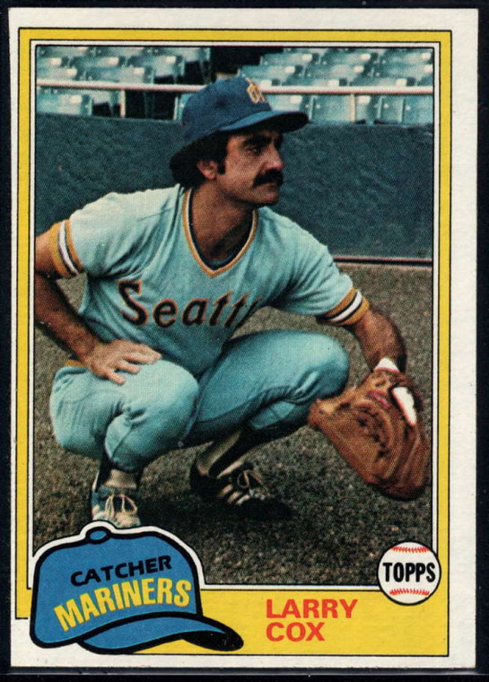 1981 Topps #249 Larry Cox VG Seattle Mariners 