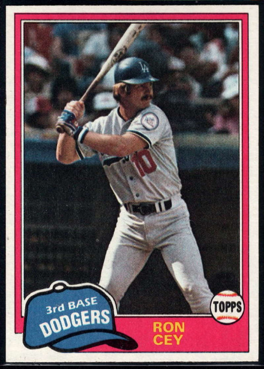 SOLD 15467 1981 Topps #260 Ron Cey VG Los Angeles Dodgers 